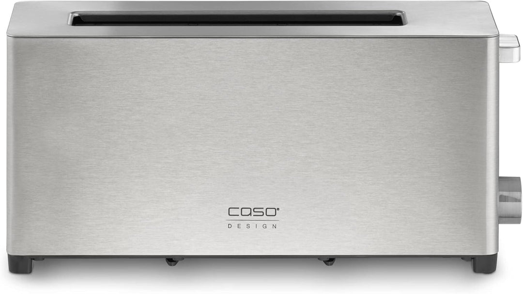 CASO Classico T 2 - Design Toaster, Edelstahlgehäuse, Optimale Röstgradeinstellung auf 5 Stufen, Ink