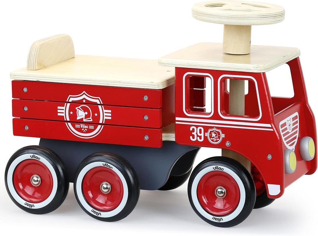 VILAC 1126R Prunkwagen von Pompiers Flugzeuge, rot