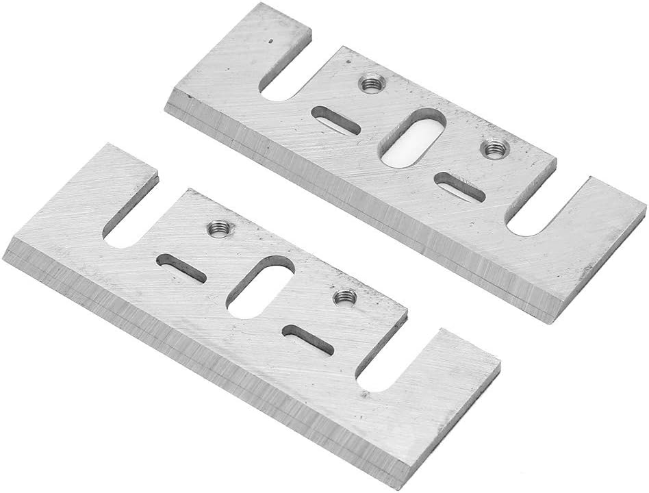 Stabile Hobelklinge Ein Paar HSS-Holzbearbeitungshandbuch Elektrische Hobel-Ersatzklinge Hartmetall-