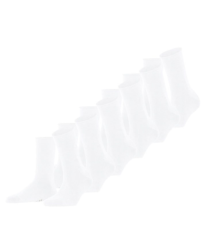 FALKE Damen Happy 6-Pack Socken atmungsaktive Baumwolle verstärkte Damensocken mit druckfreiem Rollb