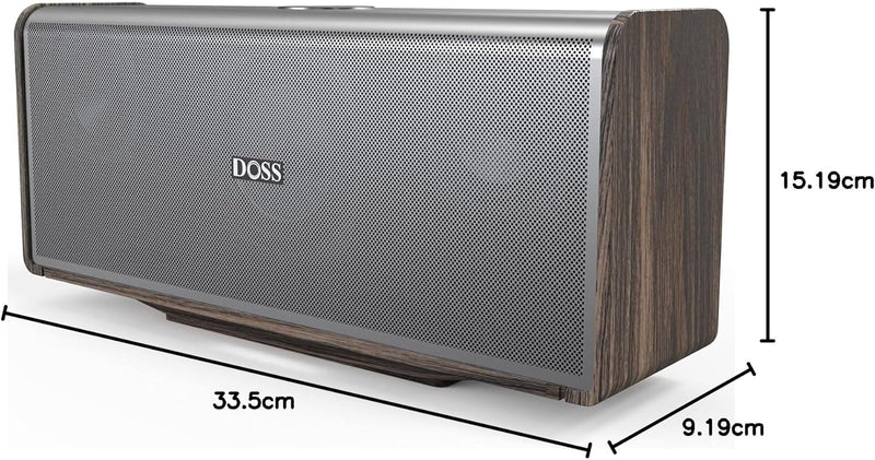 DOSS Bluetooth Lautsprecher, SoundBox XL Ultra Musikbox Bluetooth mit 2.1 Tonkanal, 80W Intensiver B