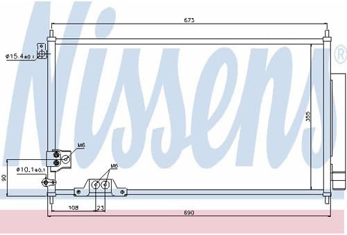 Nissens 94788 Kondensator, Klimaanlage