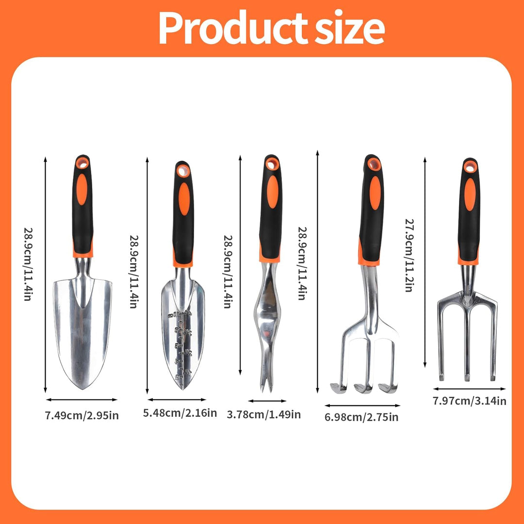 Gartengeräte, Gartengeräte-Set, Leichte Aluminiumlegierung Rostbeständig, Gartengeräte-Set, ideale G