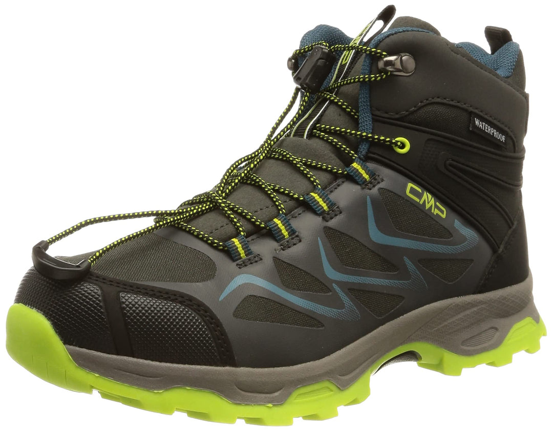 CMP Unisex Kinder Kids Byne Mid Wp Outdoor ShoesKinder-Sportschuhe 28 EU Anthrazit Säuregrün Antraci