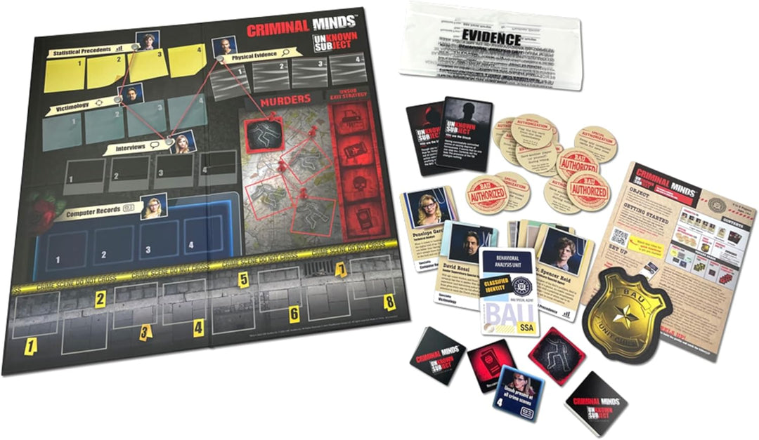 PlayMonster Criminal Minds Unknown Subject - Unsub - Schnellspannendes Social Deduction Spiel - Spie