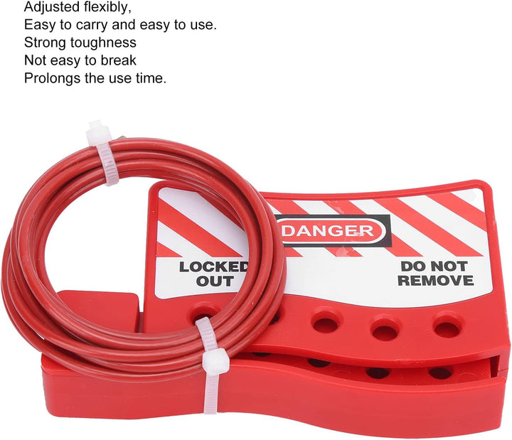 Lockout Tagout Lock Kit Elektrisches Lockout/TAGOUT KIT Lockout Lock Set mit Vorhängeschloss Warnsch