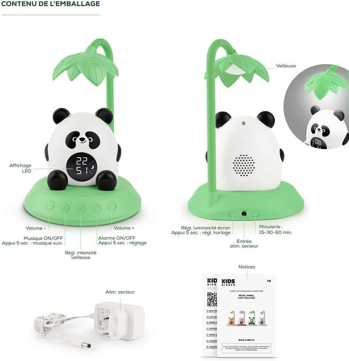 Sveglia con luce notturna - BIGBEN KIDS - Panda, Panda