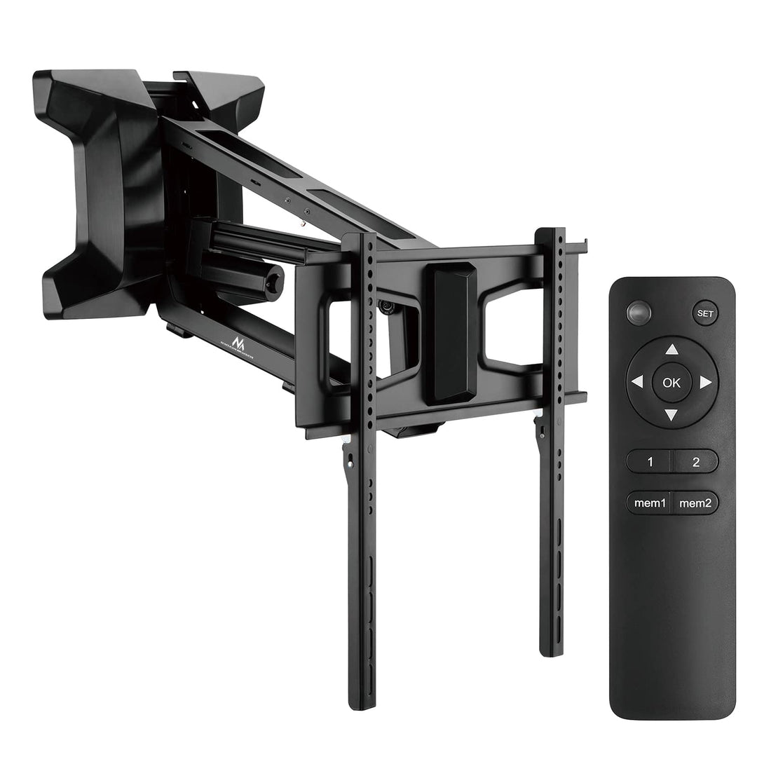 Maclean Elektrisch Höhenverstellbare TV Wandhalterung mit Fernbedienung Zur Montage über dem Kamin 3