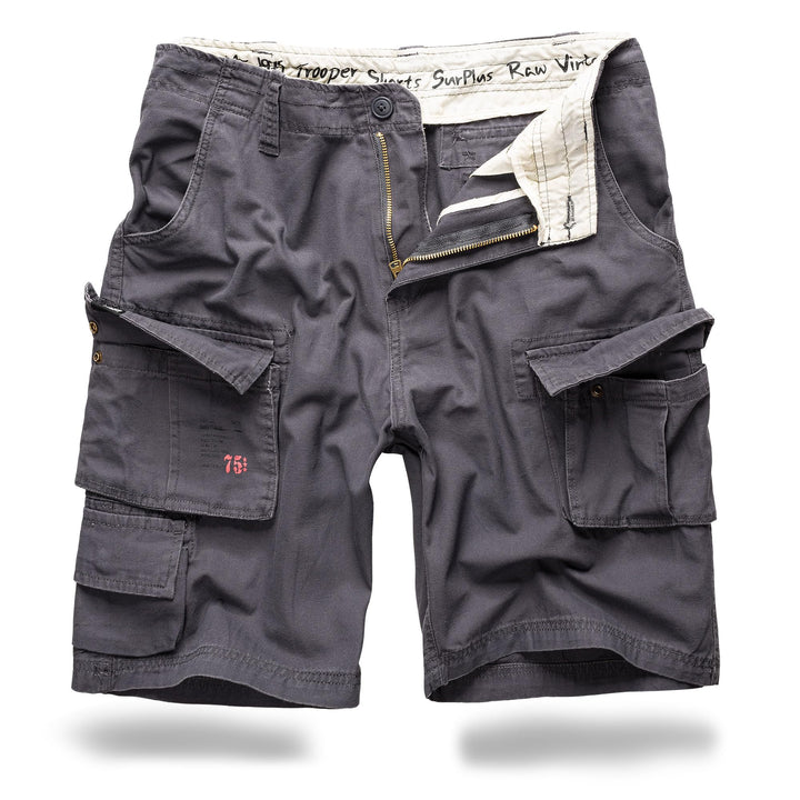 Trooper Herren Cargo Shorts Lightning Edition Bermuda Kurze Hose Vintage (S-7XL) S Anthrazit, S Anth