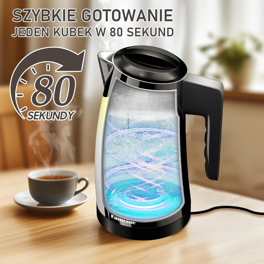 Wasserkocher, Kettle, Wasserkocher mit 5 Temperaturhaltefunktionen, 2-Stunden-Warmhaltefunktion, 360