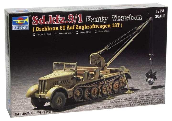 Trumpeter 07253 Modellbausatz Drehkran SDKFZ 9/1