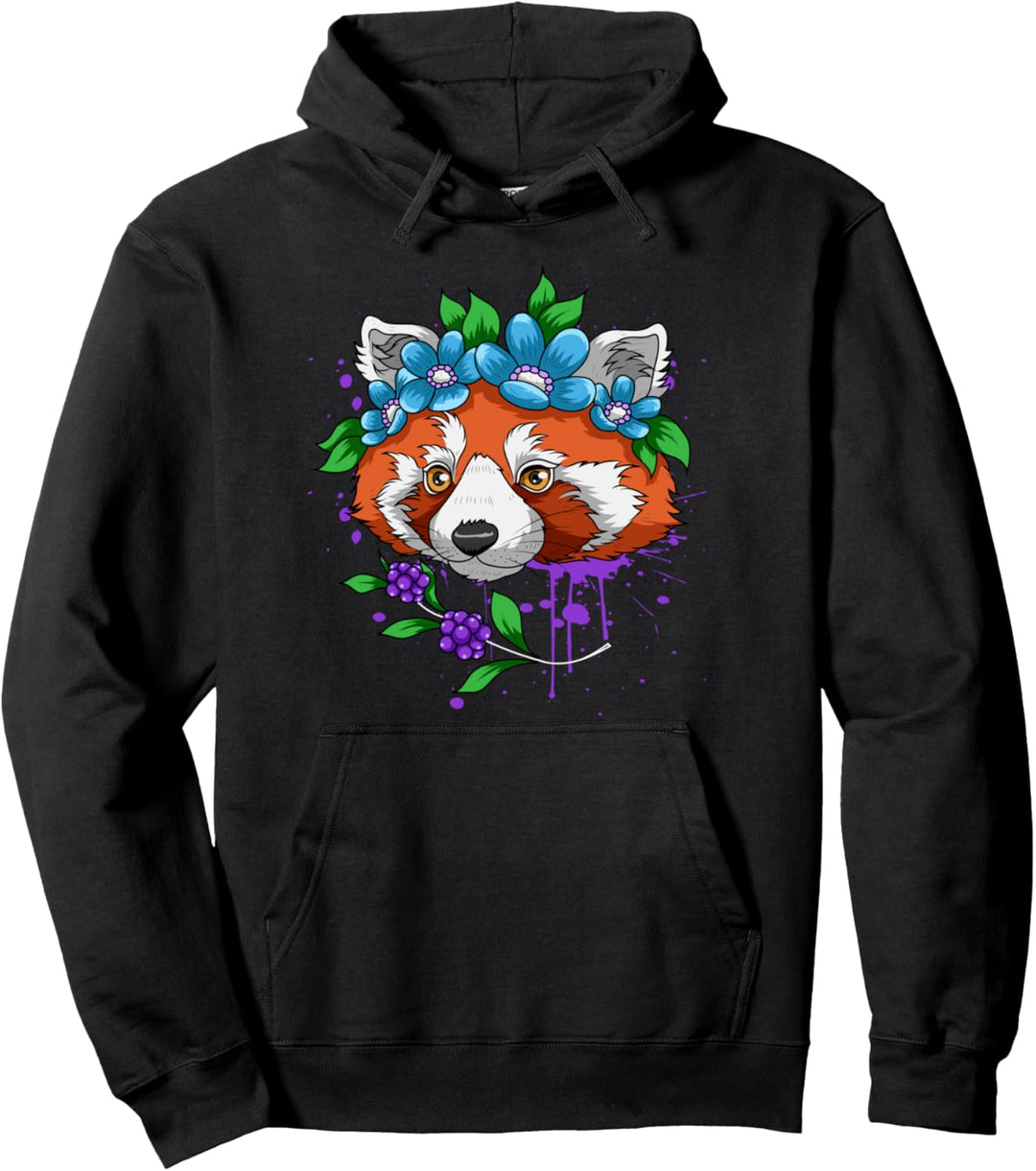 Katzenbär - Roter Panda Pullover Hoodie