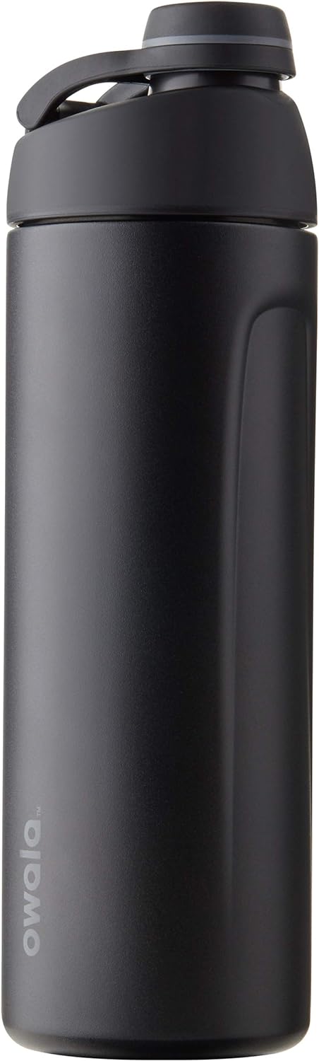 Owala Twist Edelstahl Trinkflasche mit Drehverschluss, 710ml, Very, very dark 710 ml Very, Very Dark