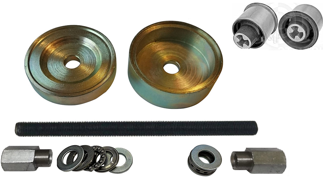 DR TOOLS Hinterachsbuchsen Lager Einbausatz Gummimetalllager Satz Einpresswerkzeug Silentlager Werkz