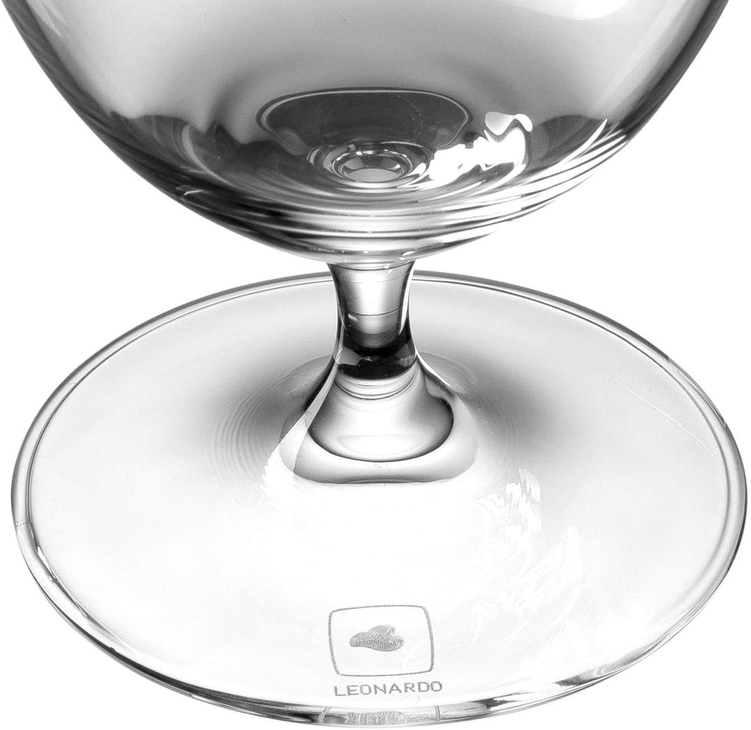 Leonardo Ciao+ Bier-Glas, Bier-Tulpe mit gezogenem Stiel, spülmaschinenfeste Bier-Gläser, 6er Set, 3