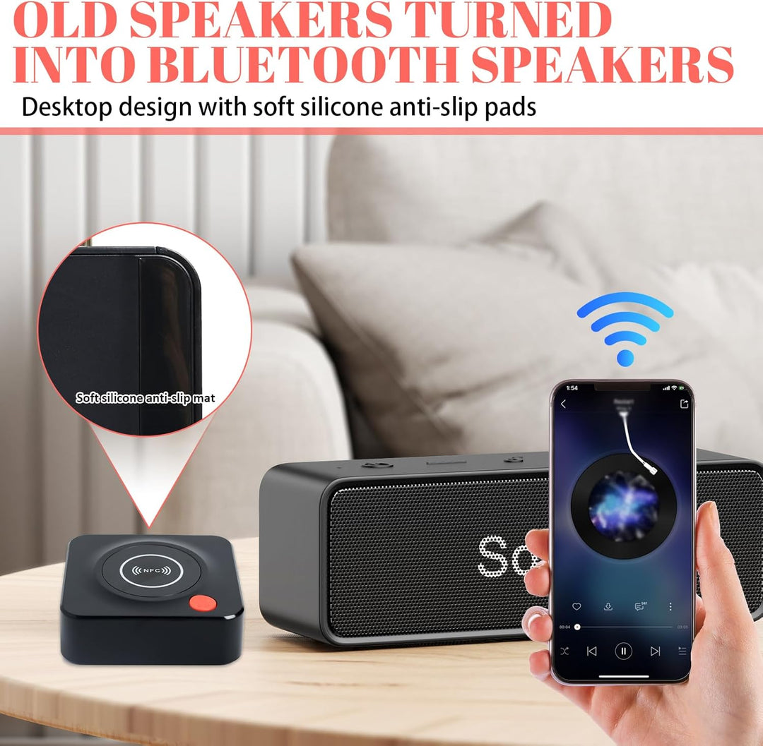 Bluetooth 5.3 Adapter Stereoanlage, HiFi-Verstärker, Bluetooth HiFi-Empfänger, Bluetooth-Audio-Adapt