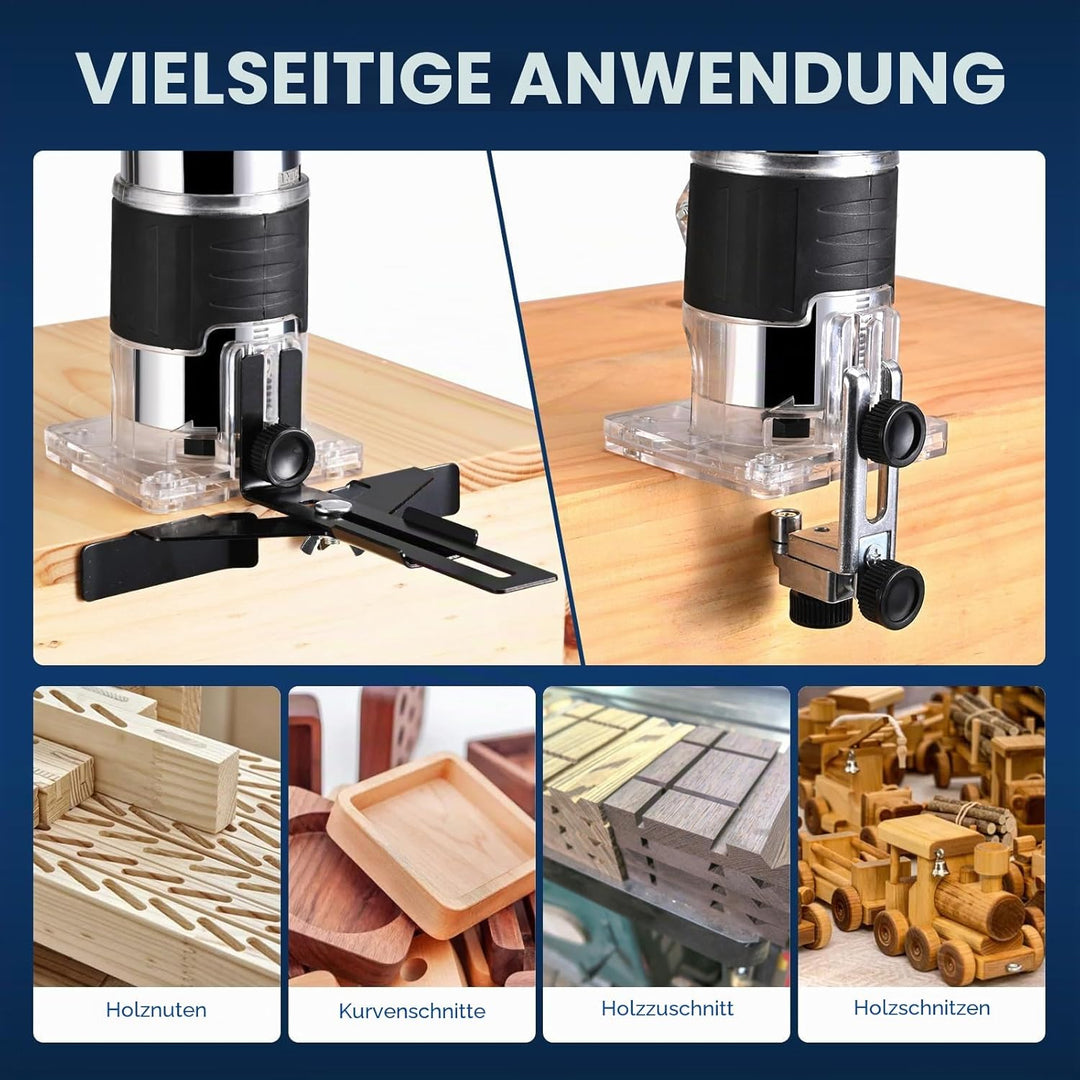 800W 6.5 amp Holzschneider Stabil Handheld Einstellbare Geschwindigkeit 2000-31000 U/min Kompaktes H