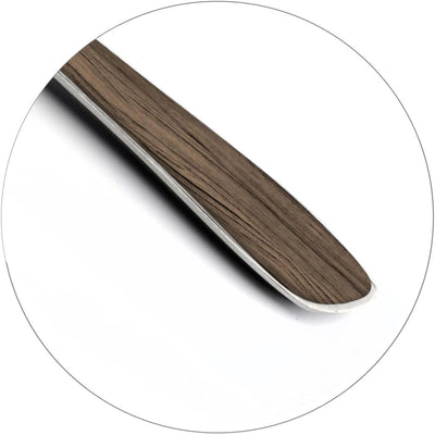 Amefa ECLAT Besteck Set | NATURE dunkles Holz | Essbesteck 24-teilig für 6 Personen | Edelstahl rost