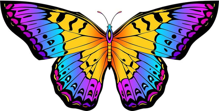 HONBO Schmetterling Drachen Butterfly Kites, flugdrachen für Kinder und Erwachsene,120x95cm with Lon