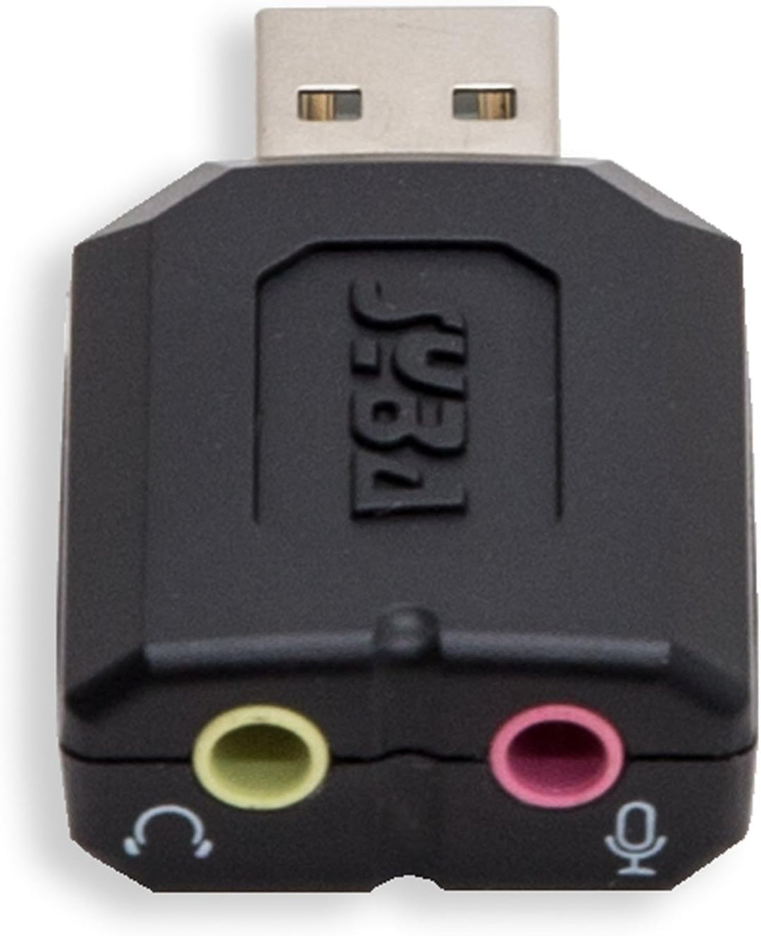 Syba Externer USB-Stereo-Sound-Adapter für Windows, Mac, Linux, zusätzliche Audioquelle mit 3,5-mm-A