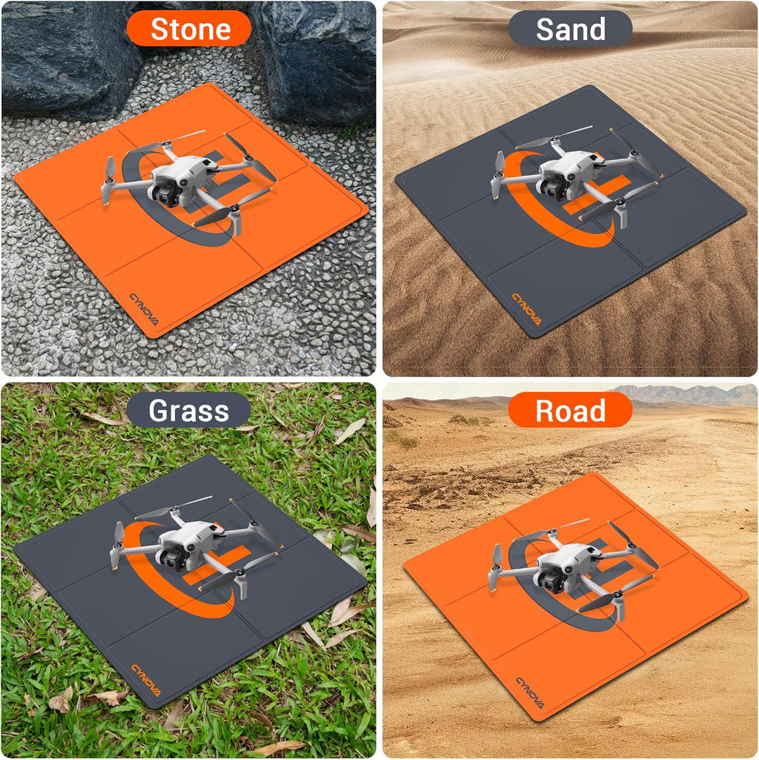 CYNOVA Drohnen Landeplatz,65cm Universal Drohne Landeplatz Faltbar Landeplattform für Dji Mini 4K/Dj