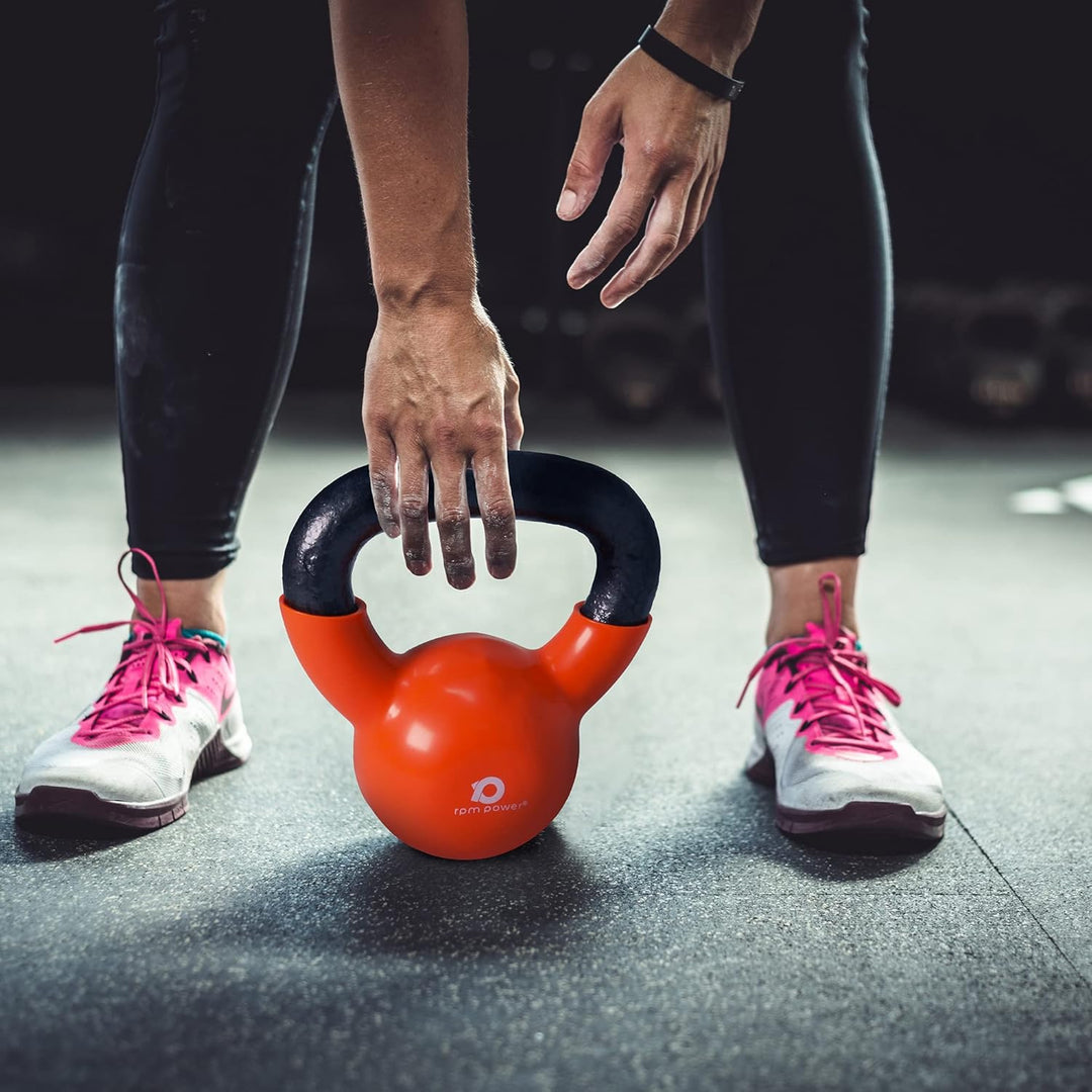 RPM Power Kugelhantel-Set aus Gusseisen (4-20 kg) – für Heim-Fitnessstudio, Fitness, Training, Kraft