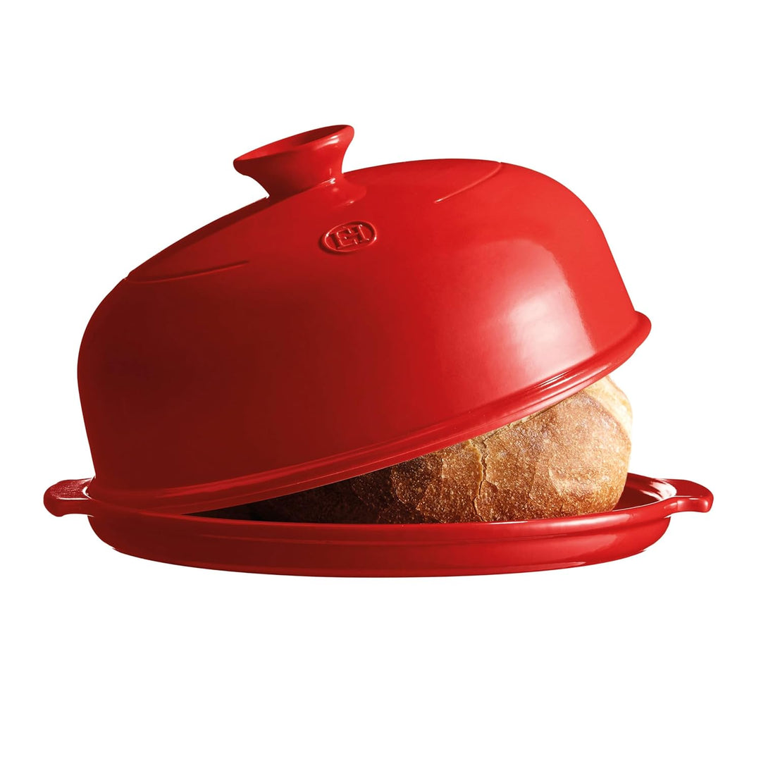 Interhal Brot Glocke, Keramik, Burgund, 28.5x28.5x16.5 cm Grand Cru, Grand Cru