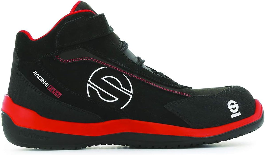 SPARCO RACING EVO, 41 EU, schwarz/ROT 41 EU Schwarz Rot, 41 EU Schwarz Rot