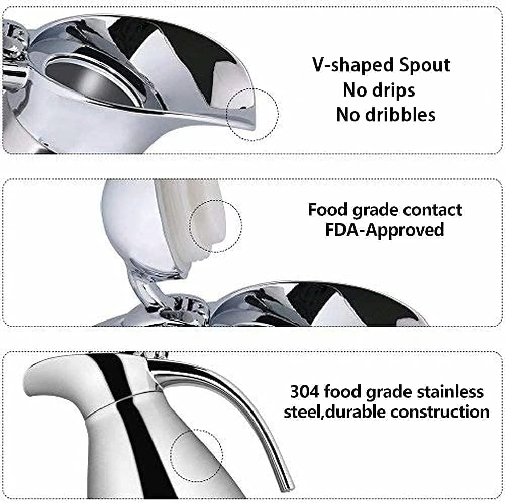 Luvan 2.0 L Kaffeekanne,304 Edelstahl Edelstahl Thermokaraffe,Doppelwand Vakuum Isolierte,Kaffee The