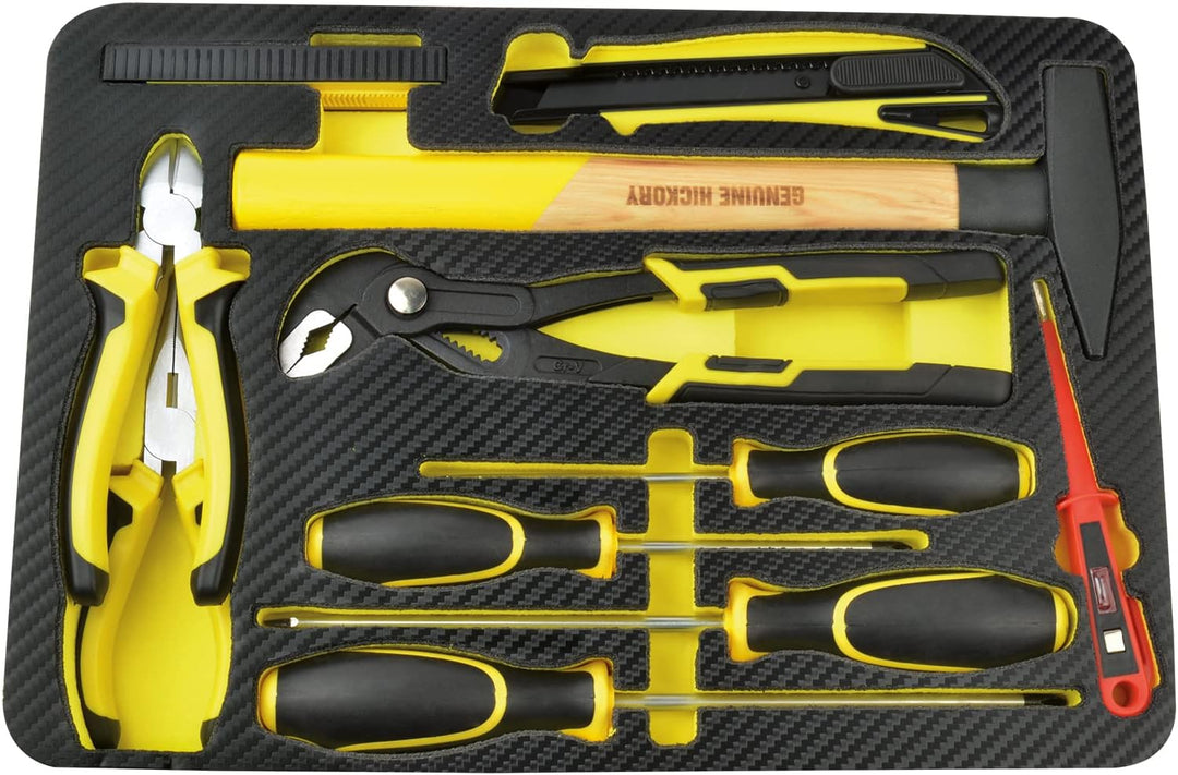 ADAC Werkzeugkoffer 77-tlg., IP65-zertifiziert, staub- und wasserabweisend, Outdoor- und Camping-Wer
