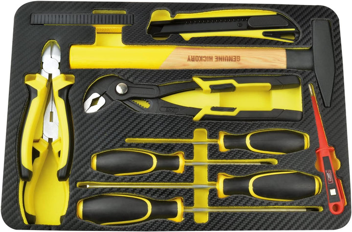 ADAC Werkzeugkoffer 77-tlg., IP65-zertifiziert, staub- und wasserabweisend, Outdoor- und Camping-Wer