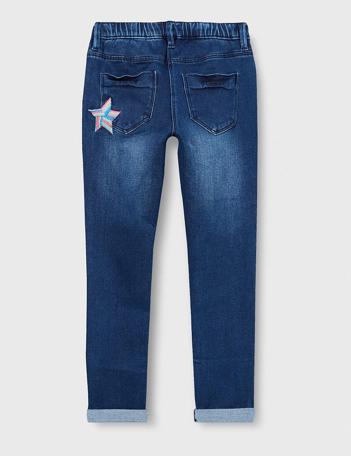 s.Oliver Mädchen Jeans, Fit Tregging 98 Slim Blau, 98 Slim Blau