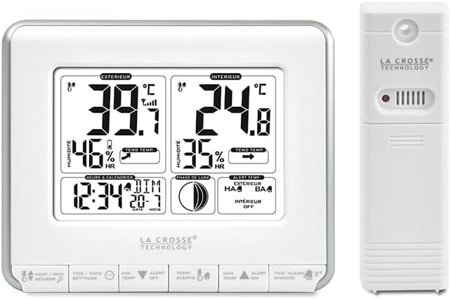La Crosse Technology WS6812 Wetterstation, Farbe Silber