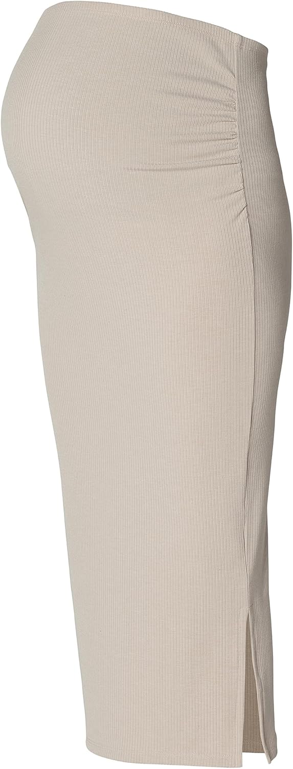 Noppies Damen Vija Rib Skirt OTB Rock M Light Sand - N147, M Light Sand - N147