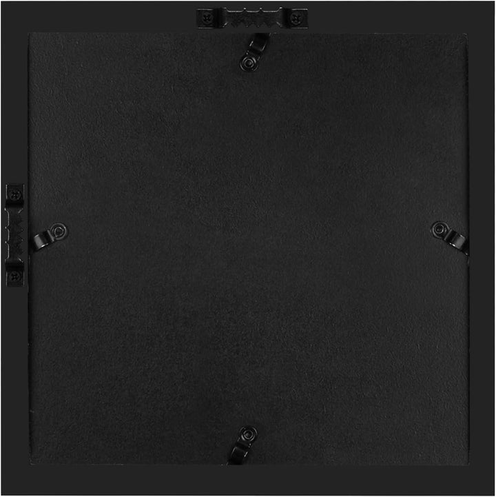 Americanflat 3D-Bilderrahmen zum Befüllen in Schwarz - 2er Set - 20x20 cm Tiefer Objektrahmen mit We