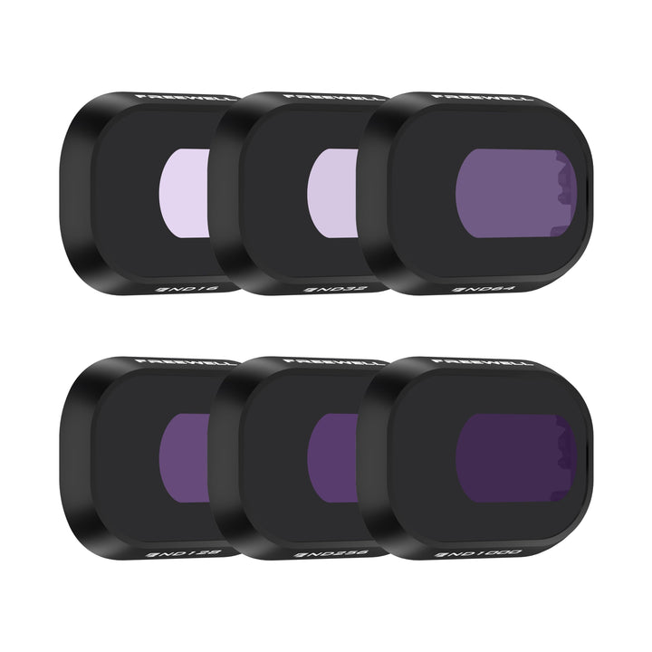 Freewell All Day-6Pack ND16, ND32, ND64, ND128, ND256, ND1000, kompatibel mit Mini 4 Pro, neutrale F