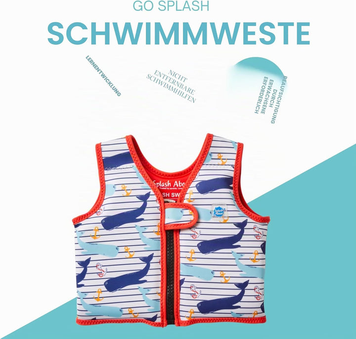 Splash About Go Splash Schwimmweste Moby 1-2 Jahre, Moby 1-2 Jahre