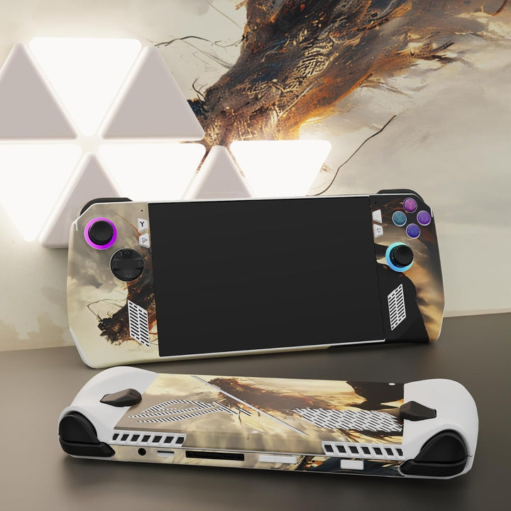 PlayVital Skin Sticker für ROG Ally Handheld Konsole, Vinyl Aufkleber Set Begegnung des Wolkenwander