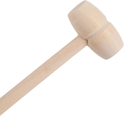 Cyrank 100 Stück Mini-Holzhammer, Mini Holz Hammer für Krabben Und Hummer, Mini DIY Holzhammer für S