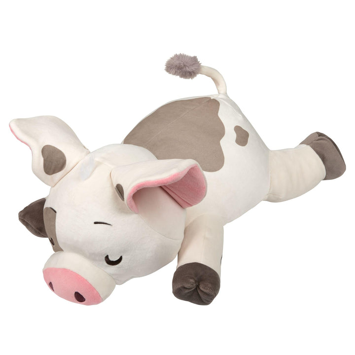 Disney Store Official - Vaiana - Pua - Cuddleez - Kuscheltier - 63,5 cm/25" - Rosa Plüsch-Schwein -
