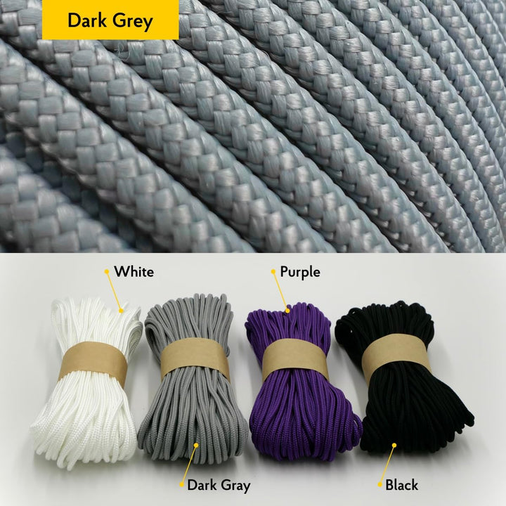 3mm Nylon Paracord 425 (15, 30, 50 und 100m) - Typ II, 100% Nylonseil, 3 Litzen Seil, 3mm Nylonseil