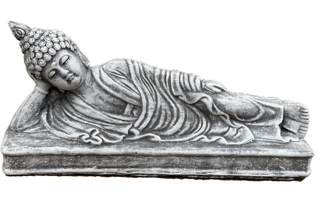 stoneandstyle Steinfigur liegender Shiva frostfest ca. 33 cm Breit
