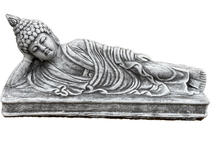 stoneandstyle Steinfigur liegender Shiva frostfest ca. 33 cm Breit