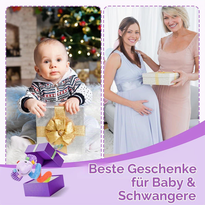 Kinderwagen Spielzeug, Baby Activity Spirale Spielzeug mit Rassel, Hängendes Spiral Plüsch Spielzeug