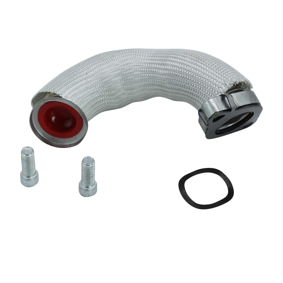 TAKPART EGR AGR Kühler Rohr Wickelrohr Knierohr Ersatz Weiss 55202704