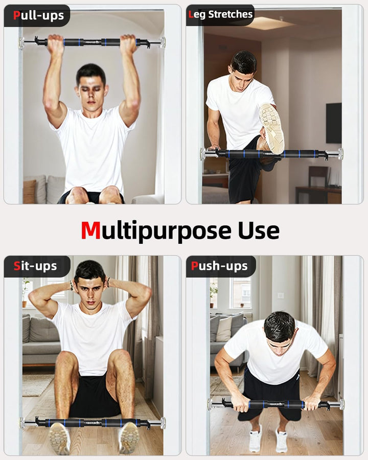Abahub Klimmzugstange Türrahmen mit Sicherheitsverschluss Home Pull Up Bar ohne Bohren Türstange für