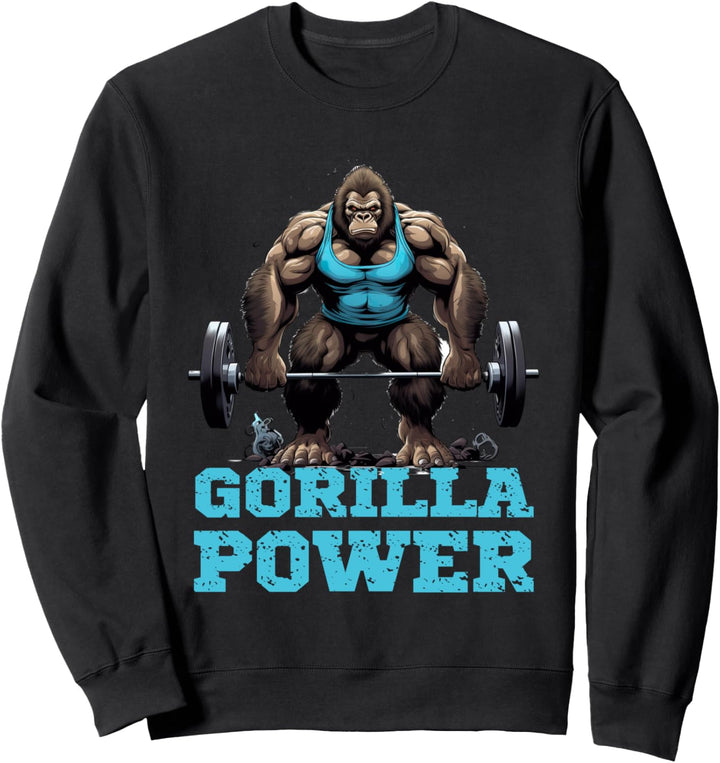 Gorilla Power Fitness Hund Gorilla Gym Sweatshirt