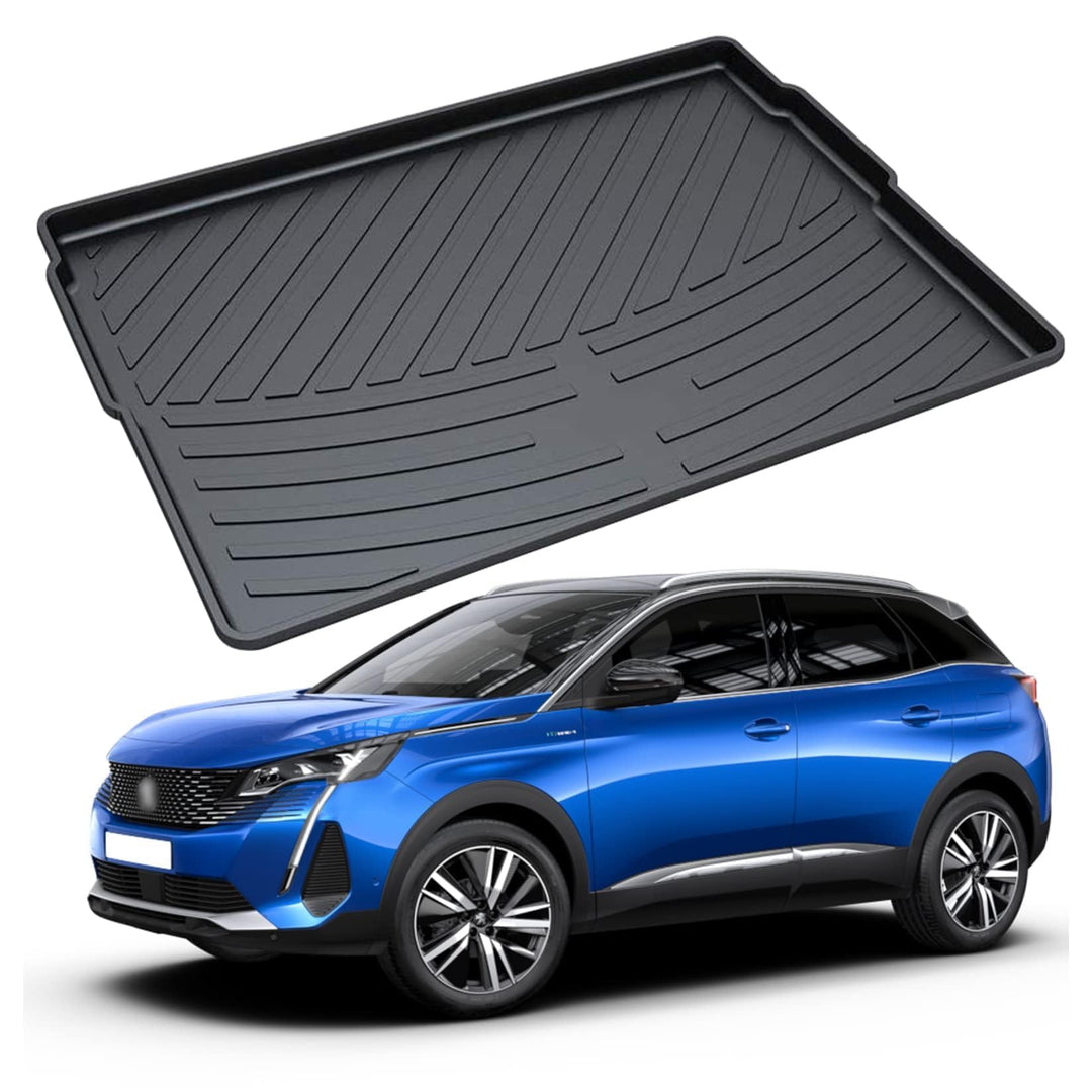 Auto Allwetter Wasserdicht Protector Pad Hinten Cargo Liner Trunk Kofferraummatte für 3008 2011-2023