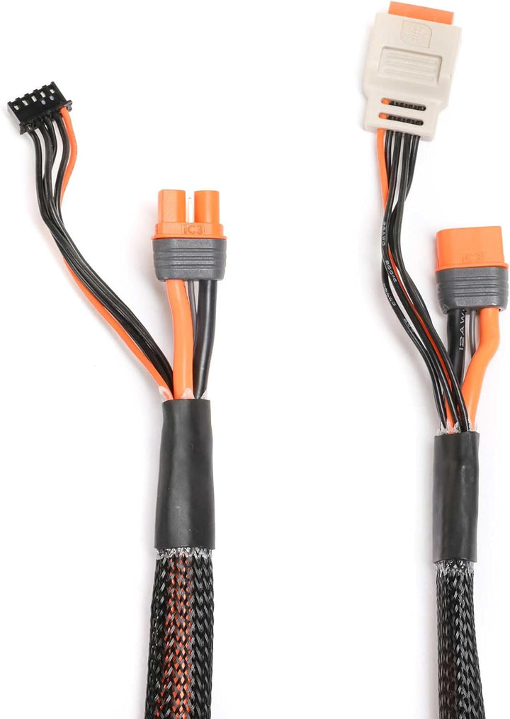 Spektrum Accessories SPMX-1014 Ladekabel mit Ball-Verlängerung, 61 cm (24 Zoll), IC3, 2-4S, SPMX-101