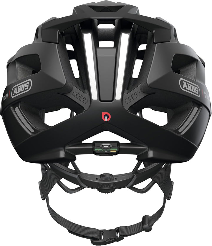 ABUS Montainbike-Helm Moventor Quin - Smarter Fahrradhelm mit Crash-Erkennung und SOS-Alarm-System -